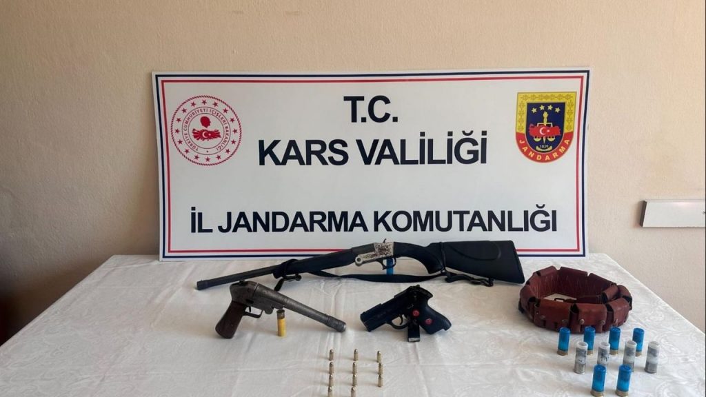 Kars’ta yasadışı silah operasyonu: 4 şüpheliye adli işlem ve para cezası