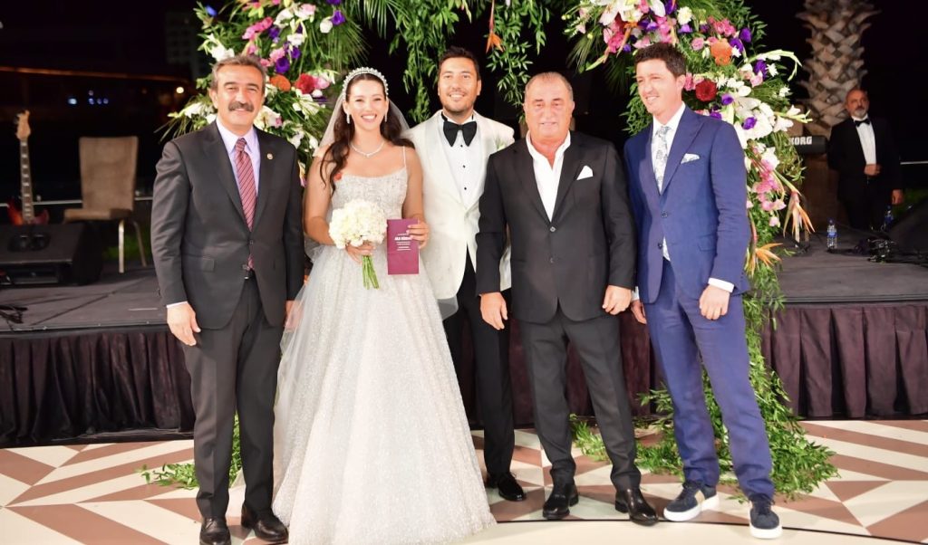 Terim, Milli Tenisçinin Nikah Şahidi Oldu