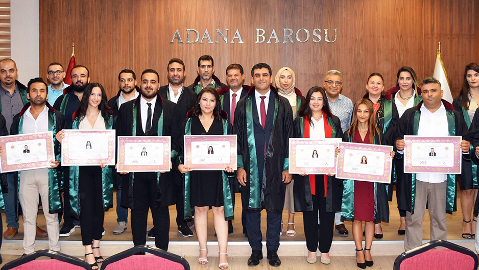 14 avukat, mesleğe adım attı