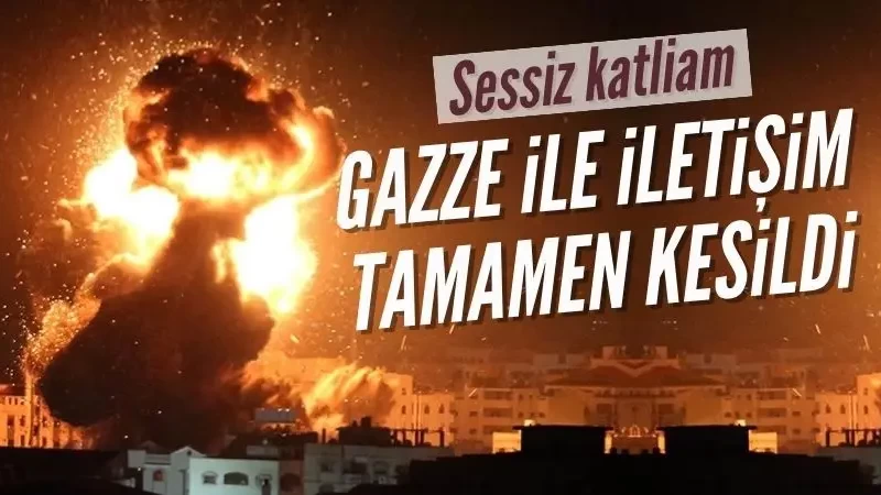 Gazze\’nin dünyayla bağlantısı koparıldı
