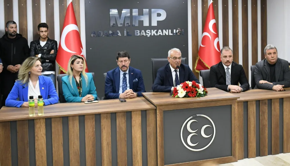MHP Adana İl’de bayramlaşma yoğun ilgi gördü!