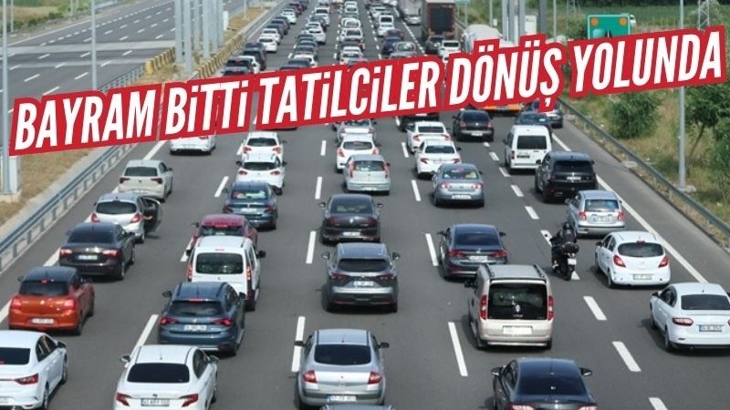 Tekirdağ-İstanbul kara yolunda yoğunluk yaşanıyor