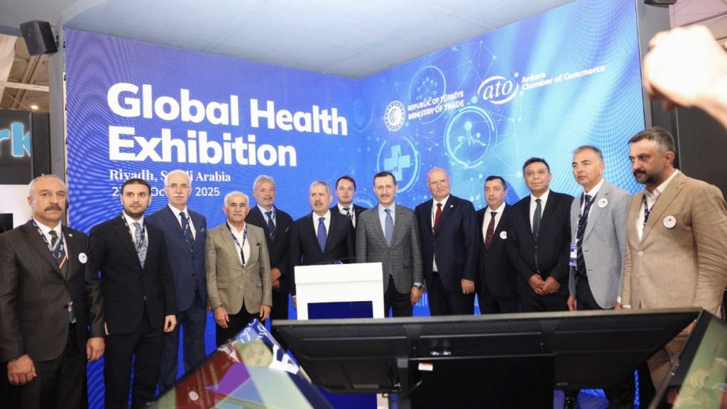 ATO'nun Türkiye milli katılım organizasyonunu üstlendiği "Küresel Sağlık Fuarı 2025" Riyad'da başladı
