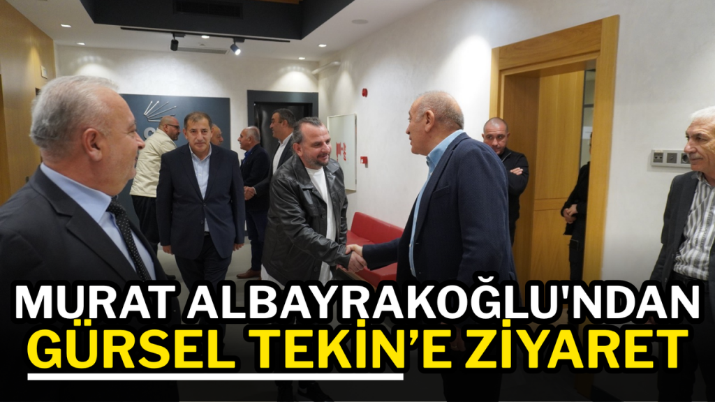 Gürsel Tekin Murat Albayrakoğlu'yla görüştü