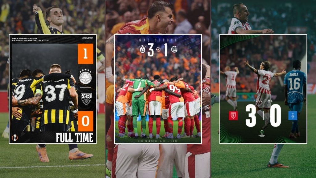 Türk futbolu Avrupa’da fırtına gibi esiyor: Son 6 maçta 6 galibiyet!